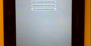 Wordpress for Android auf dem PlayBook