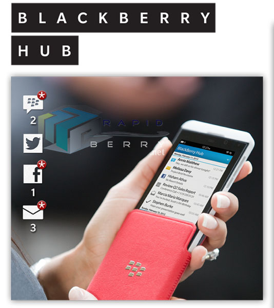 Vermeintliches Werbematerial für BlackBerry Z10 aufgetaucht