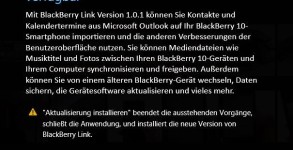 BlackBerry Link Update