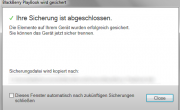 Sicherung vom BlackBerry PlayBook anlegen