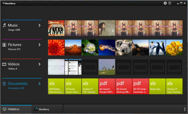 Weitere Screenshots von BlackBerry Link aufgetaucht