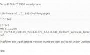 BlackBerry Bold 9900 OS 7.1.0.342 offiziell freigegeben von Cellcom Israel