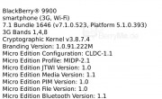BlackBerry Bold 9900 OS 7.1.0.523 offiziell verfügbar