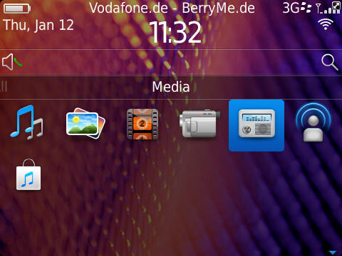 BlackBerry Curve 9360 FM-Radio