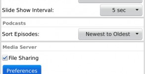 BlackBerry File Sharing