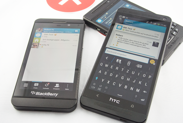BBM für Android Hands-on