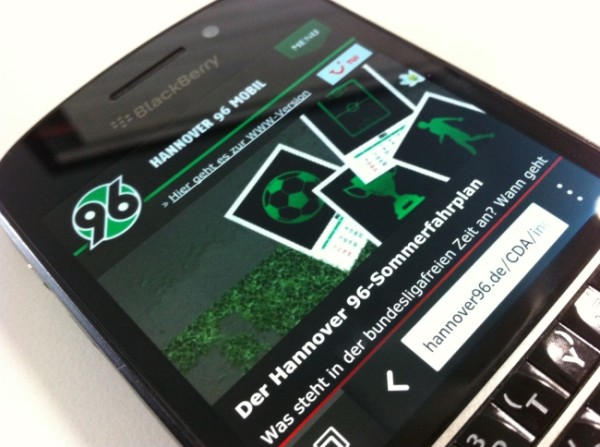 Hannover 96 setzt BES10 als Enterprise Mobility Management Lösung ein