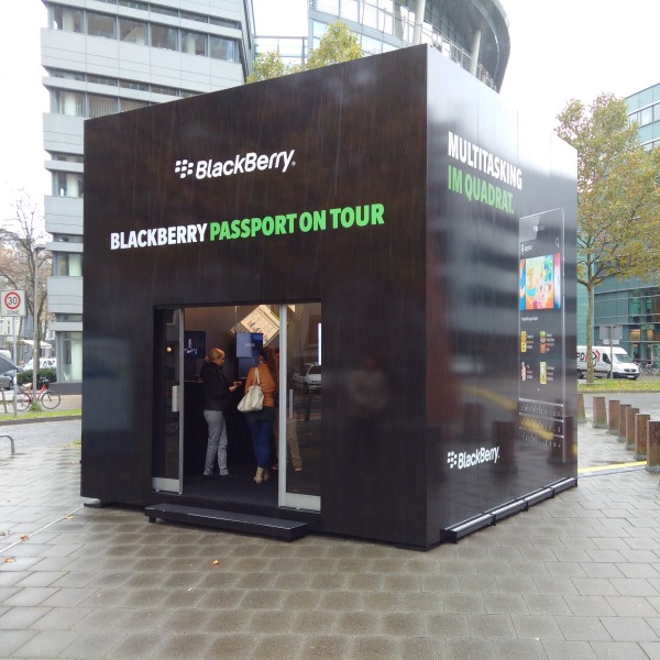 Das BlackBerry Passport auf Deutschland Tour