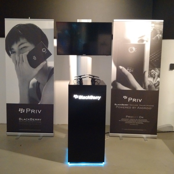 BlackBerry PRIV ab morgen im Frankfurter MyZeil Pop Up Store von BlackBerry erhältlich