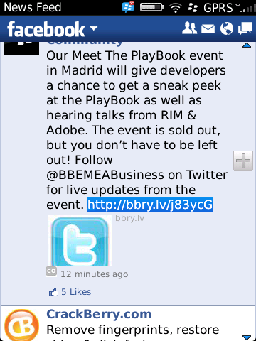 Facebook 2.0 Beta Newsstream