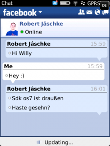 Facebook 2.0 Chat