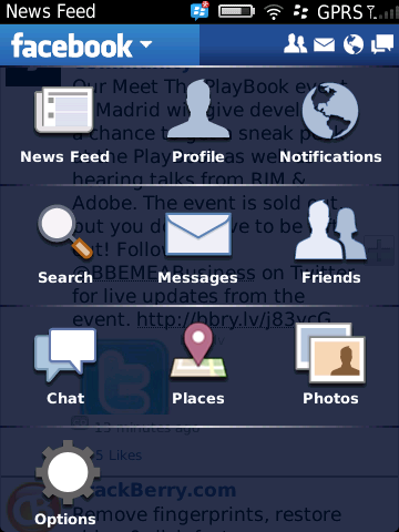 Facebook 2.0 Navigation
