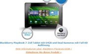 Deal: BlackBerry PlayBook 64GB für 136€ bei iBood