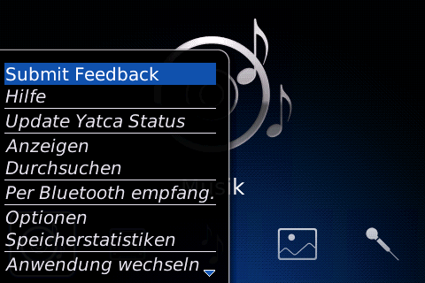 RIM Blackberry OS 5.0 Bold Feedback