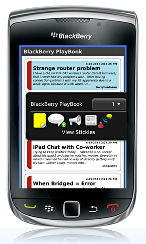 Tapatalk Forum App für BlackBerry Smartphones verfügbar