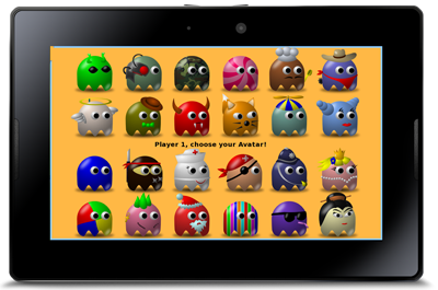 TicTacToe Kids Charakterauswahl